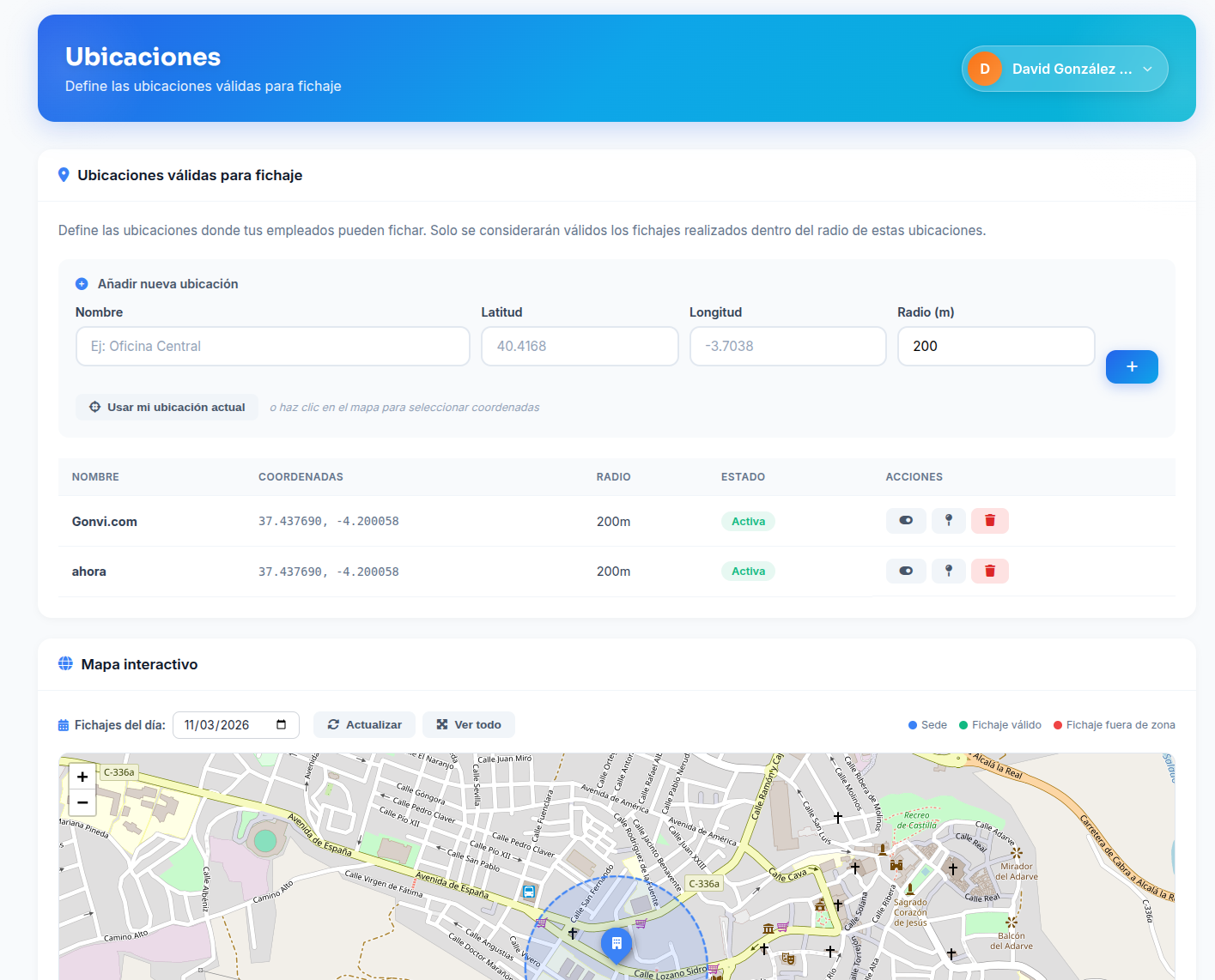 Control por geolocalización